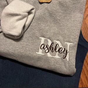 🆕 RN/LPN/NURSE/NICU/CNA Sweatshirts Embroidery